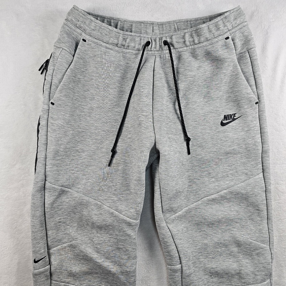 Nike Sportswear Tech Fleece Pants Joggers Heather Gray HV0959-063 Mens Large - Picture 2 of 12